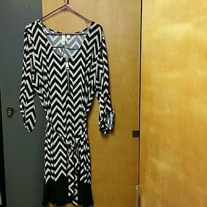 NWOT Chevron Stripe Dress / Tunic Top
